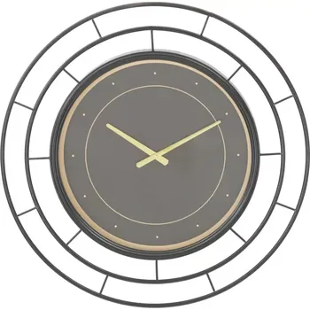 Hodiny Nástěnné hodiny Fashion 70 cm černé/zlaté
