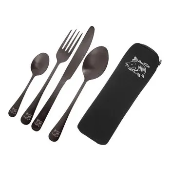 Stolování NGT sada příborů s pouzdrem 1 olivová