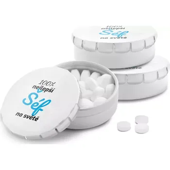 Bonbon Sablio Mentolky 100% nejlepší šéf na světě - 3 ks