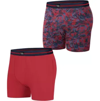 Boxerky Atlas For Men Sada 2 originálních strečových boxerek, Se vzorem, Velikost 3XL N8151