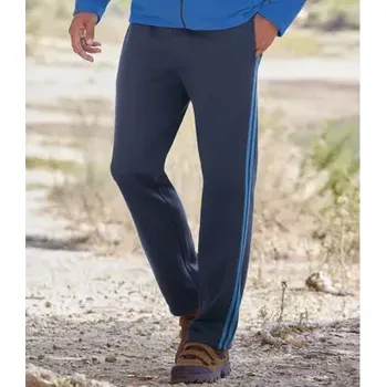 Atlas For Men Pohodlné moltonové tepláky, Modrá, Velikost 4XL M6106