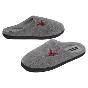 Pánské pantofle Atlas For Men Papuče zateplené fleecem Šedá 42 K7179