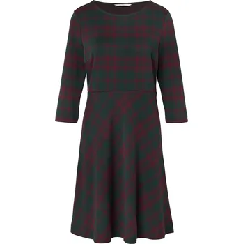 Dámské šaty 715868 - Tchibo - Kostkované žakárové šaty - pro ženy - vel. L 44/46 - barva: zelená/žakár