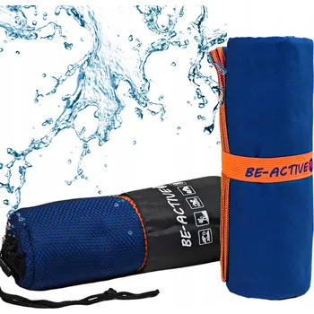 Ručník Rychleschnoucí ručník Be-Active.pl z mikrovlákna 180x100 cm modrý