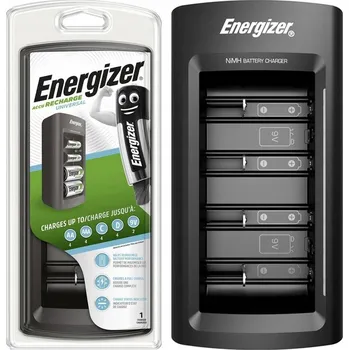 ENERGIZER NABÍJEČKA AKUMULÁTORŮ BATERIÍ AAA R3 AA R6 C R14 D R20 9V