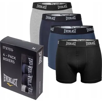 Boxerky Everlast Pánské boxerky EV004 Mix Barev Bavlna 4 kusy Velikost L