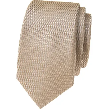 Kravata Avantgard Kravata SLIM LUX béžová 571-81497
