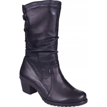 Dámské kozačky Pohodlné dámské kožené kozačky AXEL 4293 velikost 39