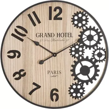 Hodiny Nástěnné hodiny Grand 60 cm hnědé/černé