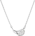 EG4345 Stříbrný náhrdelník křídlo se zirkonem