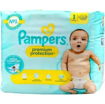 Přebalování Pampers Premium Protect Newborn 2-5 kg / 24 ks