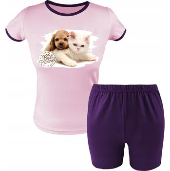 Dívčí pyžamo Marcinkowski pyžamo fialové velikost 134