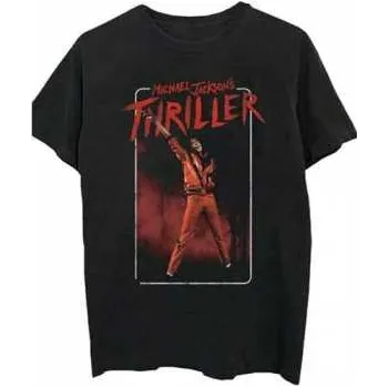 Pánské tričko Merch Michael Jackson: Tričko Thriller White Red Suit M 2022