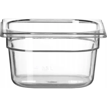 Dóza na potraviny GASTRONOMICKÁ NÁDOBA GN 1/6 PROFI LINE POLYKARBONÁT 100 MM HENDI