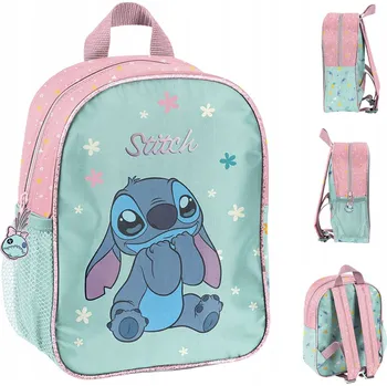 Školní batoh Paso Lilo a Stitch Batoh pro předškoláky s jednou přihrádkou 6 l modro-růžový
