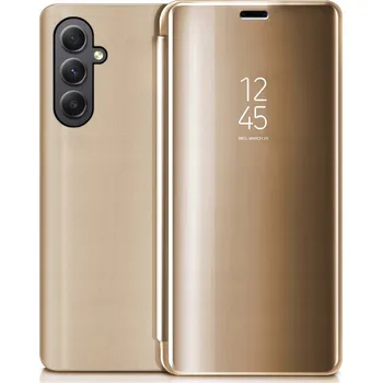 Pouzdro na mobilní telefon Flipové pouzdro BBE CASE pro Samsung Galaxy A34 5G zlaté