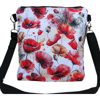 Městský batoh Petaholka - Menší kabelka s máky