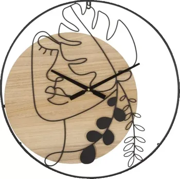 Hodiny Nástěnné hodiny Elegant A 60 cm hnědé/černé