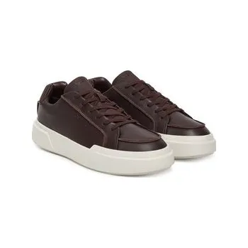 Oblečení a móda Sneakersy Calvin Klein Chunky Cupsole Lace Up Lth Pinch YM0YM01454 Bordó 40