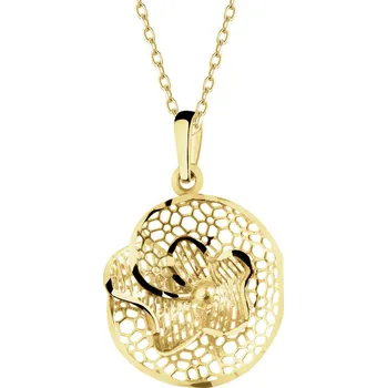 Přívěsek Zlatý přívěsek - květ - AP543-9701