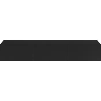 Televizní stolek Závěsný TV stolek Dallas 160 cm černý