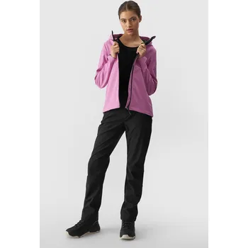 Dámské kalhoty Dámské softshellové trekkingové kalhoty membrána 5000 4F 4FWAW24TFTRF0784-20S Barva: Černá, Velikost: 3XL