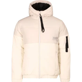 Krémová pánská zimní bunda NAX s kapucí, XXXL i646_2167516