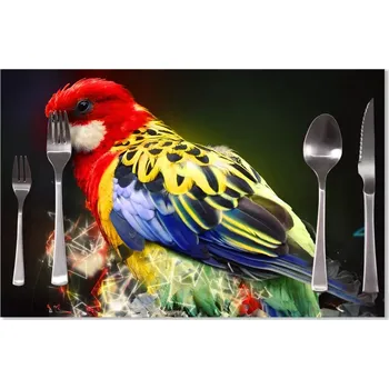 prostírání Sablio Prostírání Barevný papoušek: 40x30cm