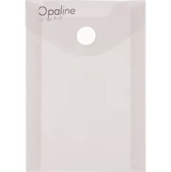 Psaníčko s drukem A7 na výšku Opaline čirá