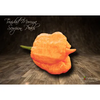 Semeno chilli-semena Trinidad Moruga Scorpion Peach