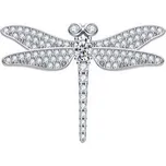 NB-8505 Stříbrná brož vážka