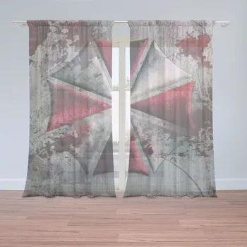Záclona Sablio Záclony Resident Evil Umbrella Corporation Steel: 2ks 150x250cm