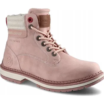Dámská zimní obuv Cross Jeans dámské kotníkové boty s plochým podpatkem velikost 38