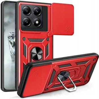 Pouzdro na mobilní telefon Zadní Kryt BBE CASE pro Xiaomi 14T pro 5G červený