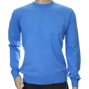 Pánský svetr Pánský svetr z kašmíru a merino vlny 2XL XXL kašmírový niebieski 107