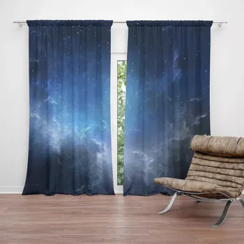 Závěs Sablio Závěs Hvězdné nebe: 2ks 140x250cm