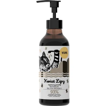 Koupelová kosmetika YOPE přírodní hydratační sprchový gel Květ Lípy 400 ml