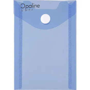 Psaníčko s drukem A7 na výšku Opaline modrá