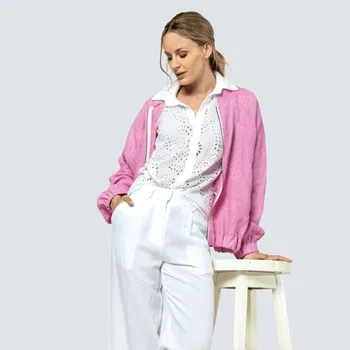 Len Prémium MELANŽ - Růžová cyklaménová