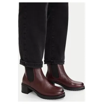Dámské kozačky Polokozačky Lasocki CEO-WI23-TR24-02 Bordó 36