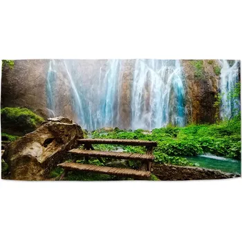 Osuška Sablio Ručník Posezení u vodopádu - 50x100 cm