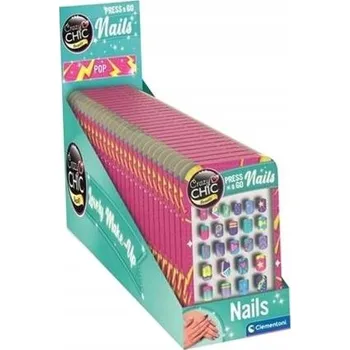 kreativní sada CRAZY CHIC Barevné samolepicí tipy na nehty pro děti +6 let