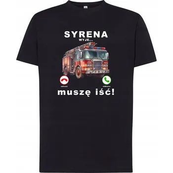 TRIČKO SIRÉNA HOUKÁ MUSÍM JÍT PRO MALÉHO HASIČE SDH 110/116 3-4 ROKY