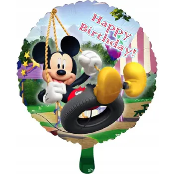 Balónek FÓLIOVÝ BALÓNEK myšák Mickey NAROZENINY 45 cm