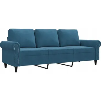 Pohovka Pohovka VidaXL 77 x 50 cm látka modrá