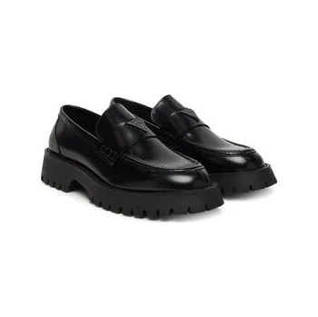 Pánské tenisky Loafersy Guess FMPGOR LEA14 Černá 45
