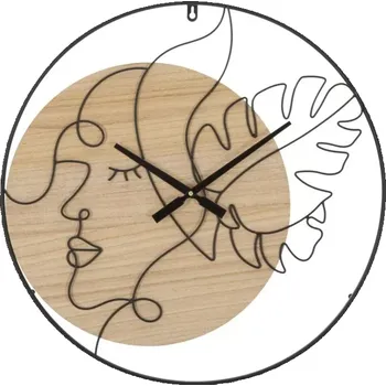 Hodiny Nástěnné hodiny Elegant B 60 cm hnědé/černé