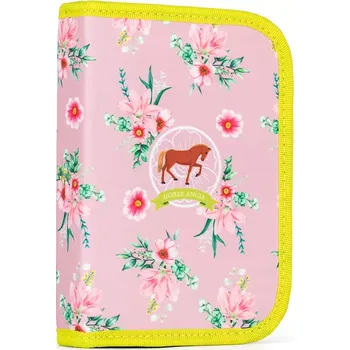 Penál Karton P+P 1-patro 2 chlopně prázdný kůň