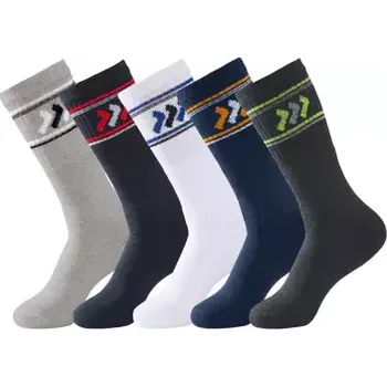 Pánské ponožky Atlas For Men Sada 5 párů sportovních ponožek, Šedá , Velikost 39-42 Q2112