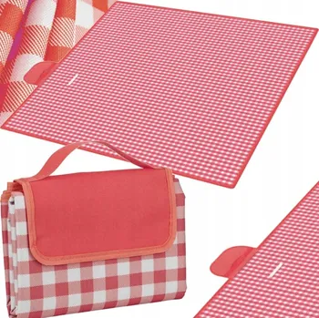 Pikniková deka PIKNIKOVÁ DEKA NA PODLOŽKA VODĚODOLNÁ PŘENOSNÁ BUNGALOV VELKÁ 2x2m